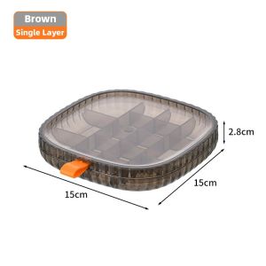 HKStorage Hộp Đựng Trang Sức Hộp Đựng Trang Sức Du Lịch Hộp Đựng Trang Sức Di Động Du Lịch Hộp Đựng Đồ Hộp Đựng Bông Tai Acrylic