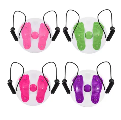 New Adjustable Fitness Waist Twister Disc with Resistance Band for Full Body Workout and Core Strength For Everyday Fitness Routine