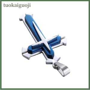 tuokaiguoji Fashion Versatile Cross Pendant Necklaces For Women Men Hip Hop Creative Temperament Necklaces Jewelry Accessories Gifts