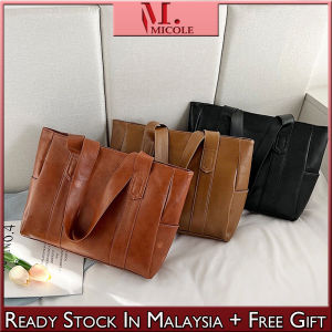 Ready Stock MICOLE SB2807 Korean Women Tote Bag Casual Lady Handbag Shoulder Bags Borong Beg Murah Wanita Perempuan
