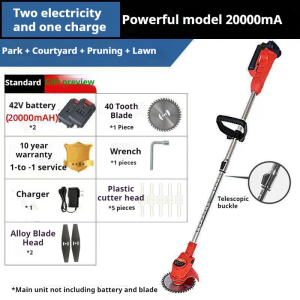Portable Lithium Battery Lawn Mower High Performance Brushless Grass Cutter for Garden and Farmland