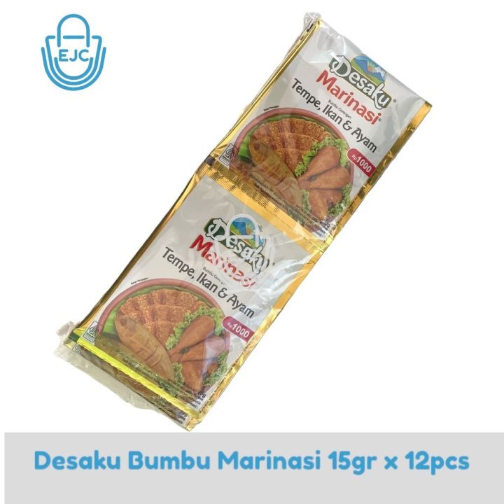 Desaku Bumbu Marinasi Bumbu Gorengan Tempe Ikan Ayam 15gr x 12pcs