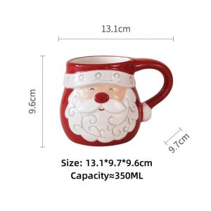 Omk dòng sản phẩm giáng sinh gốm cốc cà phê cốc chén ăn sáng trang trí Giáng sinh