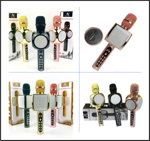 Micro karaoke cầm tay YS 91/90 kết nối Bluetooth âm thanh hay chuyên nghiệp