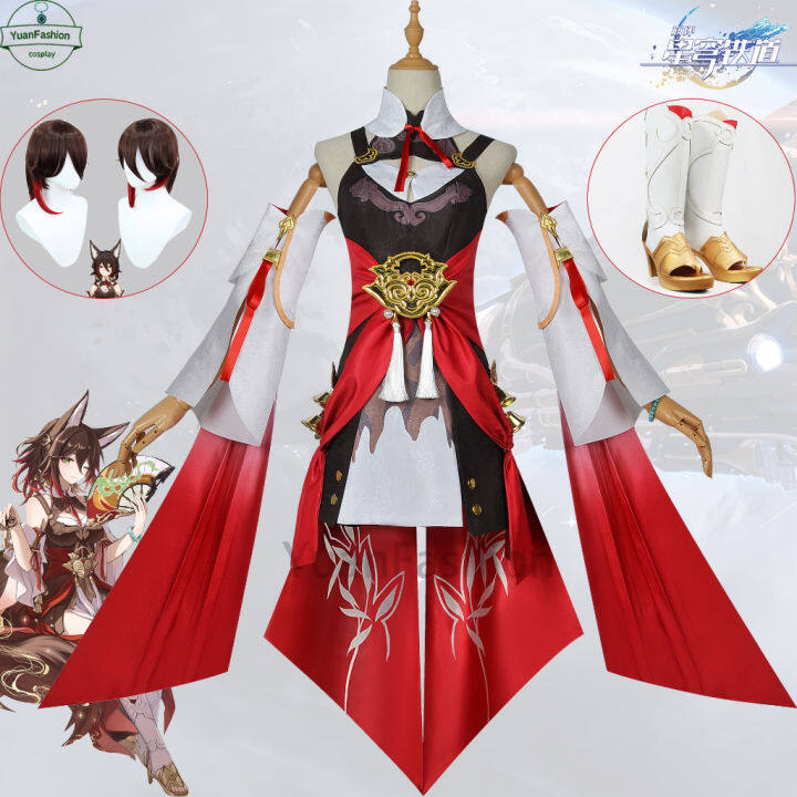 WGB[Ready Stock] Honkai Star Rail cosplay clothing Tingyun cosplay ...