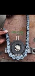 btnx High Carbon Steel Forging Links Chain Rivets and Harvesters Chain - Heavy Duty Chain Breaker Tool Kit 9N5Q1