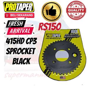 ORIGINAL PROTAPER RS150 RSX150 415 HD CP3 BLACK EDITION FRONT REAR SPROCKET DEPAN BELAKANG SPROCKET CP3 BE