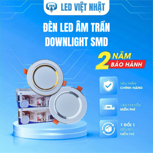 Đèn Led Âm Trần Đế đúc lỗ khoét φ11cm bề mặt 14cm (chấn lưu rời bên ngoài) BH 2 năm