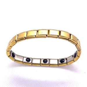 Vòng Huyết Áp Germanium Dạng Mắt Nối – Vòng Germanium Tông Vàng Nổi Bật Dễ Phối Trang Phục