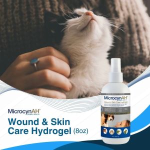 MicrocynAH Wound and Skin Care Hydrogel for Dogs & Cats 8oz (240ml) / 16oz (480ml)
