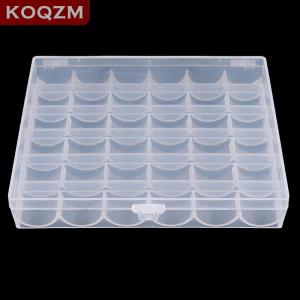 [COD] KOQZM KITCHEN 25 36 Spools Bobbins Sewing Machine Empty Bobbin Case Organizer Storage Box