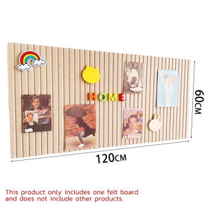 Sticker felt board Cork board Felt board wall Felt board Softboard decoration 毛毡板 60*120、80*120cm 9mm Vertical grain