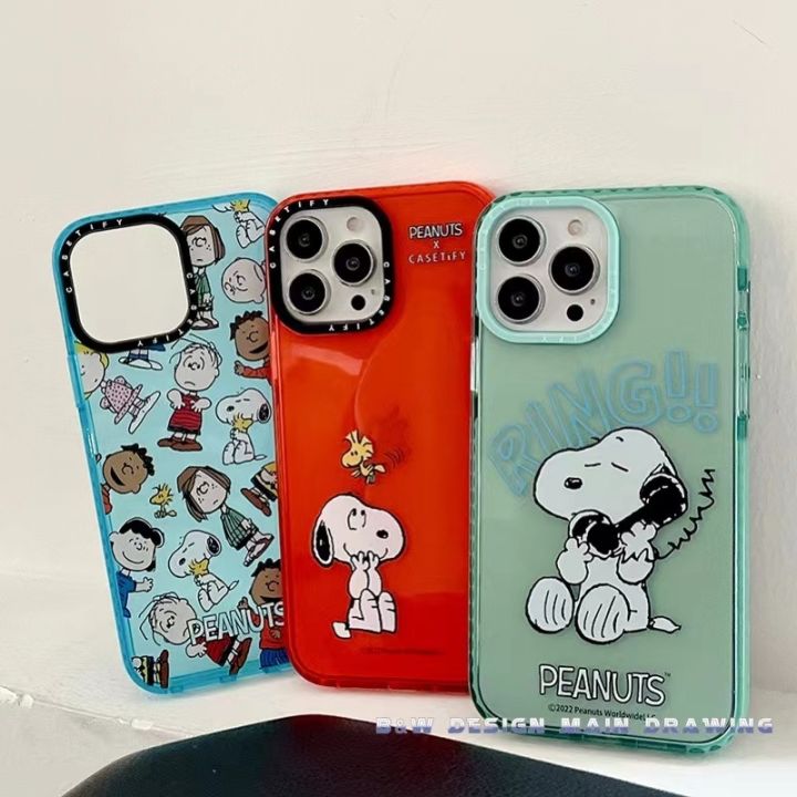 ✆℡❡ CASETIFY Peanuts Cute Snoopy Phone Case for iPhone 13
