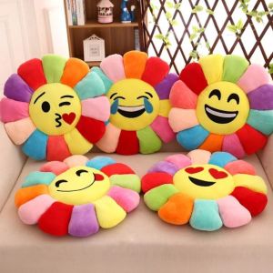 HOMIEE 28cm Sunflower Cushion Sofa Cotton Pillow Seat Kusyen Alas Kerusi Bantal Peluk Christmas Gift