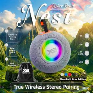 XB201 Nest Portable Wireless Bluetooth Speaker Waterproof Superbass Sorround Stereo Sound Speaker