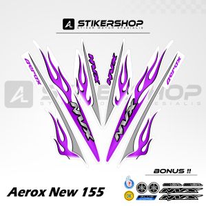 STIKER STRIPING AEROX CONNECTED - NEW GRAFIS VARIASI 038