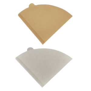 100pcs Natural Coffee Filters Round Not Decolorant Paper Brewing Filters For Espresso Machine Coffee Maker Accessories