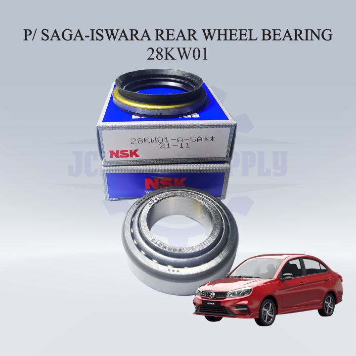 NSK REAR WHEEL BEARING SET PROTON SAGA/ISWARA ( 1 SET=2 bearings+1 oil ...