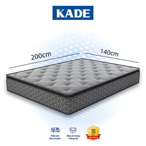 Nệm lò xo 26cm KADE Home Goods Mattress độc lập Dành riêng cho khách sạn 5 sao Mát mẻ và thoáng khí