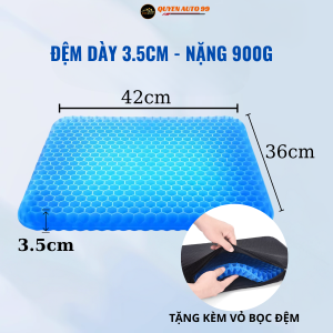 Đệm ngồi lót ghế Silicon 3D loại 1 cao cấp đàn hồi tốt 2 lớp thoáng khí chống đau mỏi