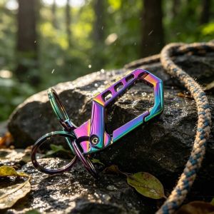 KENAIDOO Fashion Outdoor Key Carabiner Clip Zinc Alloy Portable Car Male Keychains  with Bottle Opener Camping Hiking Backpack Buckle Climbing Travel Tool