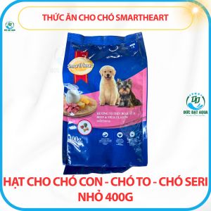 Thức ăn cho chó Smartheart 400g - Hạt cho chó conchó sz bé chó lớn hàng nhập khâu thái lan ( combo 5gói )