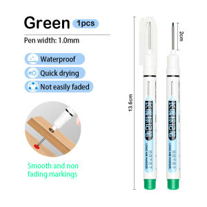 1PC 20mm Long Head Marker Pen Permanent Markers For Metal Perforating Pen Waterproof Bathroom Wood Working Decoration Waterproof 记号笔