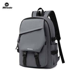 Wiresto Men Backpack Laptop Backpack Waterproof Film Travel Backpack Business Bag College Backpack Casual Shoulder Bag Anti Theft Back Pack School Bag