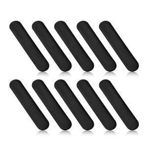 LYMEDIA 10 Pcs Self-adhesive Golf Club Weighted Lead Sheet Black Silver Universal Pickleball Lead Tape Professional Pickleball Weight Tapes