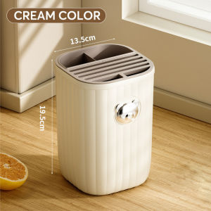 Kitchen Utensil Storage Rack Cylinder Fork Rack Storage Holder Chopsticks Sturdy Material Drying Stand Plastic Cutlery Drainer