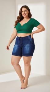 DENIM BERMUDA SHORTS