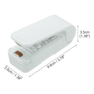 1Pcs Portable Mini Sealing Machine Upgrade Mini Bag Sealer 2 in 1 Sealer and Cutter Handheld Heat Vacuum Sealer Portable Resealer Machine for Plastic Bags Food Storage Snacks Freshness