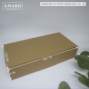DK-08 Kardus Die Cut Kotak Pudding Isi 10 Pcs Amaris Packaging
