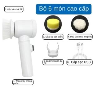 Máy chà rửa điện thông minh Dụng cụ vệ sinh bồn tắm bếp sàn nhà