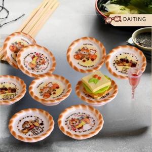 DAITING 10pcs dễ thương Dollhouse Miniatures Puppy Dog in bánh mì Pan Mô hình nhà búp bê phụ kiện trang trí nội thất trẻ em giả vờ chơi đồ chơi Quà Tặng tự làm