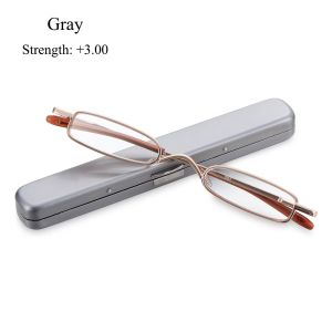 LUXURY GRADE Trọng lượng nhẹ Khung loại Di động nhỏ Kính đọc Chăm sóc thị giác Ống kính nhựa Kính mắt