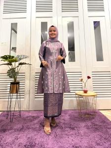 (Realpict)Kebaya Baju Kurung Payet-Kebaya Baju Kurung modern payet-Kebaya Seragam songket-Kebaya Setelan Kebaya Siti Nurbaya/Kebaya Kurul Bridal Full Payet/Kebaya Kurung Melayu Modern