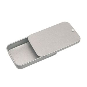 WAPKTY Nhiều màu Hộp thiếc Máy nạp cầm tay Nắp trượt Viên Kẹo Mini Dụng cụ huấn luyện Hũ thức ăn huấn luyện chim Kẹo
