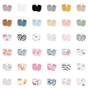 Ấm cúng bé chống trầy xước găng tay Găng tay đàn hồi Vải dễ chịu ấm lấy găng tay chống ngăn trầy xước mặt