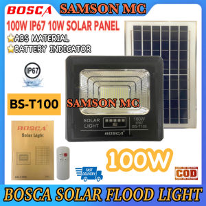 BOSCA Solar Flood Light Led Outdoor Flood Lights Street Lamp BS-T100 100W IP67 Solar Panel 10W/6V Waterproof With Remote
