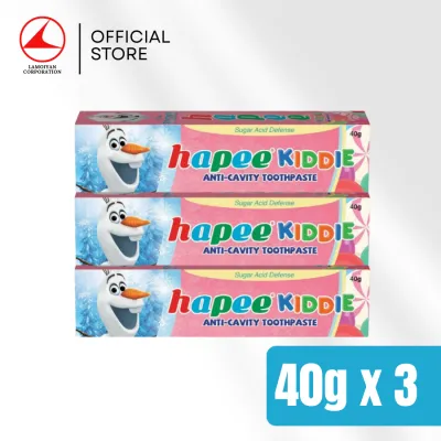 [Bundle of 3] Hapee Kiddie Bubblegum Pop Toothpaste 40g