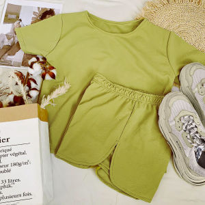 Fashionable Orlee Coordinates Co-ords Loungewear Sleepwear Top Shorts Terno Set for Women (Fits Medium to Large)