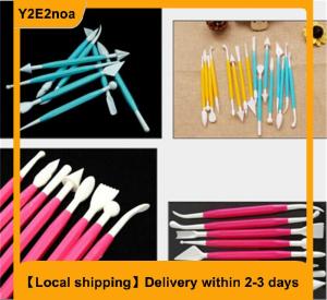 【Local shipping】 8pcs set Kids Favorite Polymer Clay Tools Plastic Tools For Shaping Clay Toys