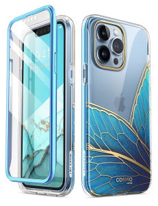 i-Blason Cosmo Series Case for iPhone 13 Pro Max 6.7 inch 2021 Release Slim Full-Body Stylish Protective Cover with Built-in Screen Protector