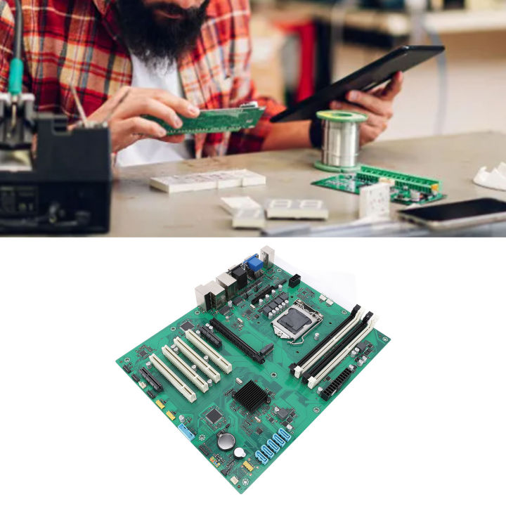 Industrial Motherboard 4th Gen CPU Desktop Motherboard for Visual ...