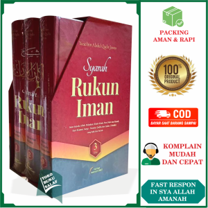 PAKET 3 BUKU Syarah Rukun Iman KOMPLIT 1SET Karya Terakhir Syaikh Yazid bin Abdul Qadir Jawas Pustaka Imam Asy-Syafii