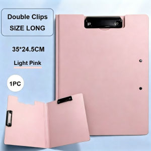 Clipboard A4/Long Clip Board Paper Folder Clipboard File Organizer Folder Document Organizer Double Clips for School