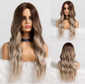 TSE Tóc Giả Xoăn Dài Tóc Giả Nổi Bật Phong Cách Châu Âu Và Châu Mỹ Mũ Trùm Đầu Hóa Trang Sợi Chịu Nhiệt 26 Inch