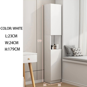 THEATT Corner Cabinet Wooden Storage Cabinet Floor-standing corner cabinet Simple Storage Cabinet In The Corner Of The Living Room