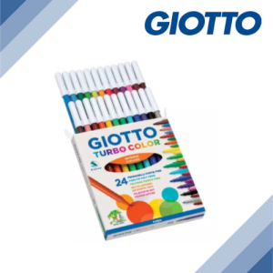 Giotto Turbo Colour Marker Pens - 24 assorted colors